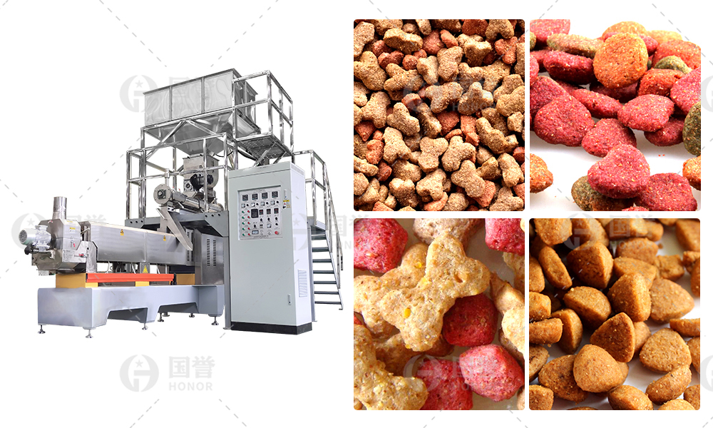 源头厂家  宠物饲料生产线 猫粮膨化机 大产量狗粮设备