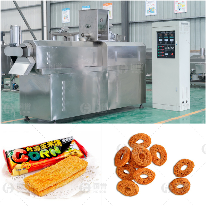 双螺杆挤压膨化机的工作原理是什么？