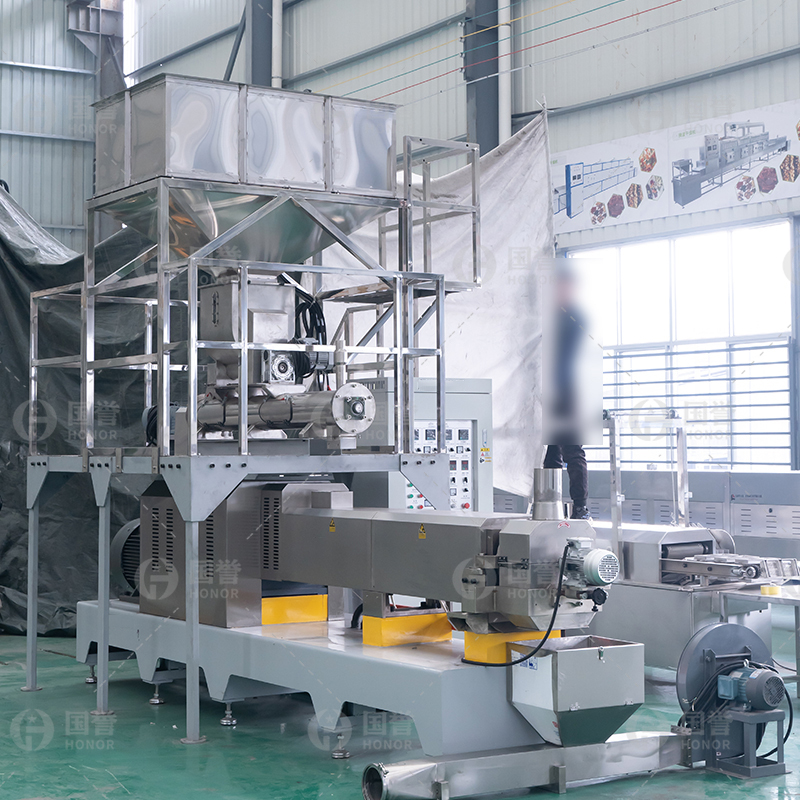 双螺杆挤压膨化机在食品行业的应用