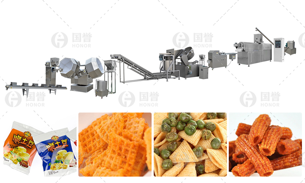 锅巴生产:传统工艺VS双螺杆膨化工艺